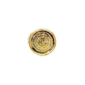 Βάση Δαχτυλίδι Μπρούτινη Χρυσή 24x31mm