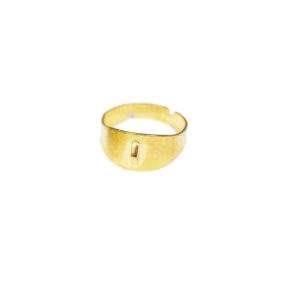 Δαχτυλίδι με κρίκο χρυσό 10mm