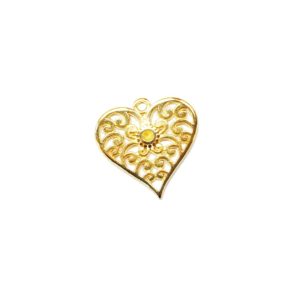 Καρδιά Χρυσή 25mm