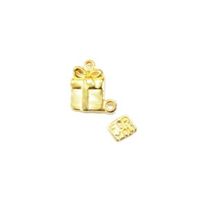 Κουτί Δώρο και Κάρτα Σετ Χρυσό 11x16mm