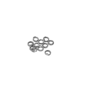 Κρικάκι Σιδερένιο Σκληρό 4×0.8mm Νικελ Χρώμα