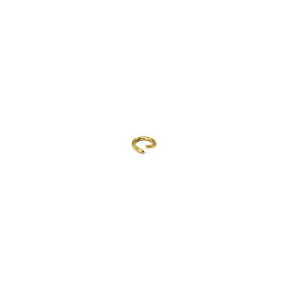 Κρικάκι Ατσάλινο Χρυσό 4×0.6mm