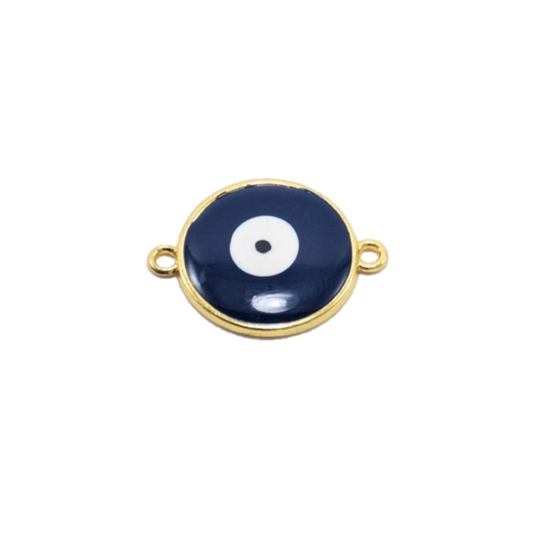 Μάτι Στρογγυλό Συνδετικό Μπλε 23mm