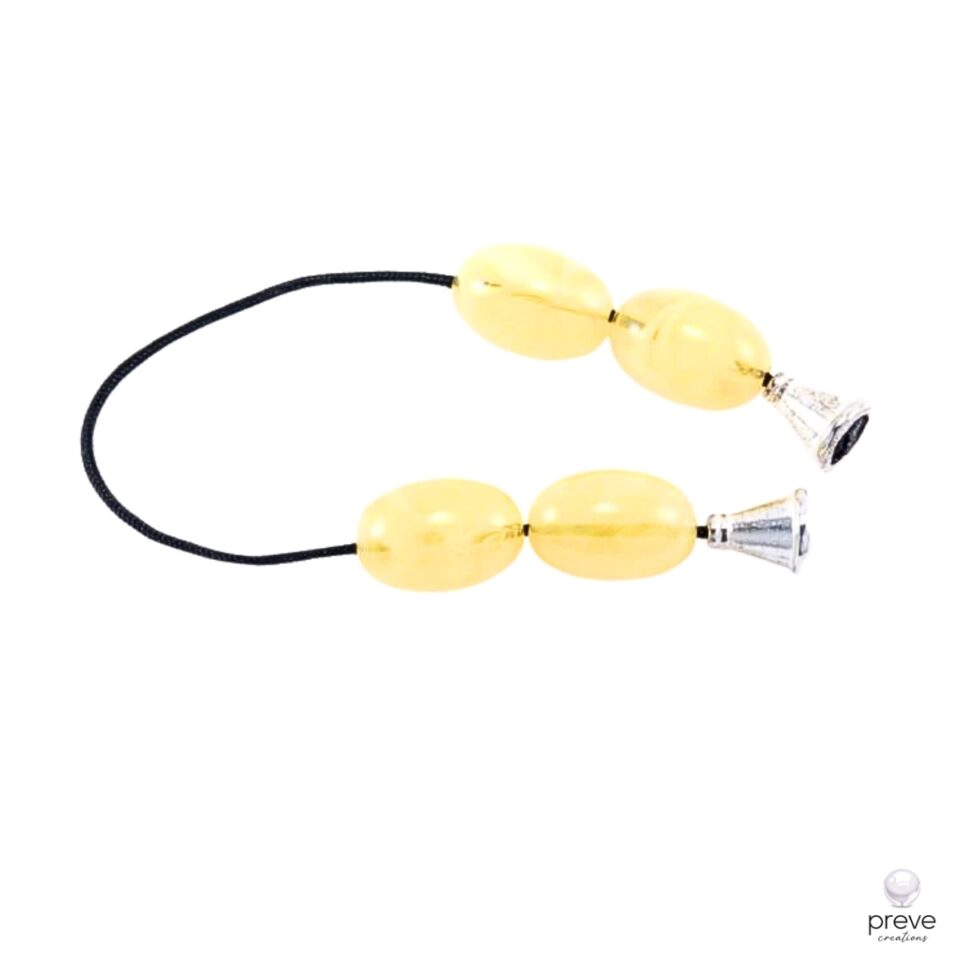 Χειροποίητο Μπεγλέρι Κίτρινο 18x13mm