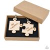Θα Σ' Αγαπώ για Πάντα Κομμάτια Puzzle Μπρελόκ για Ζευγάρι