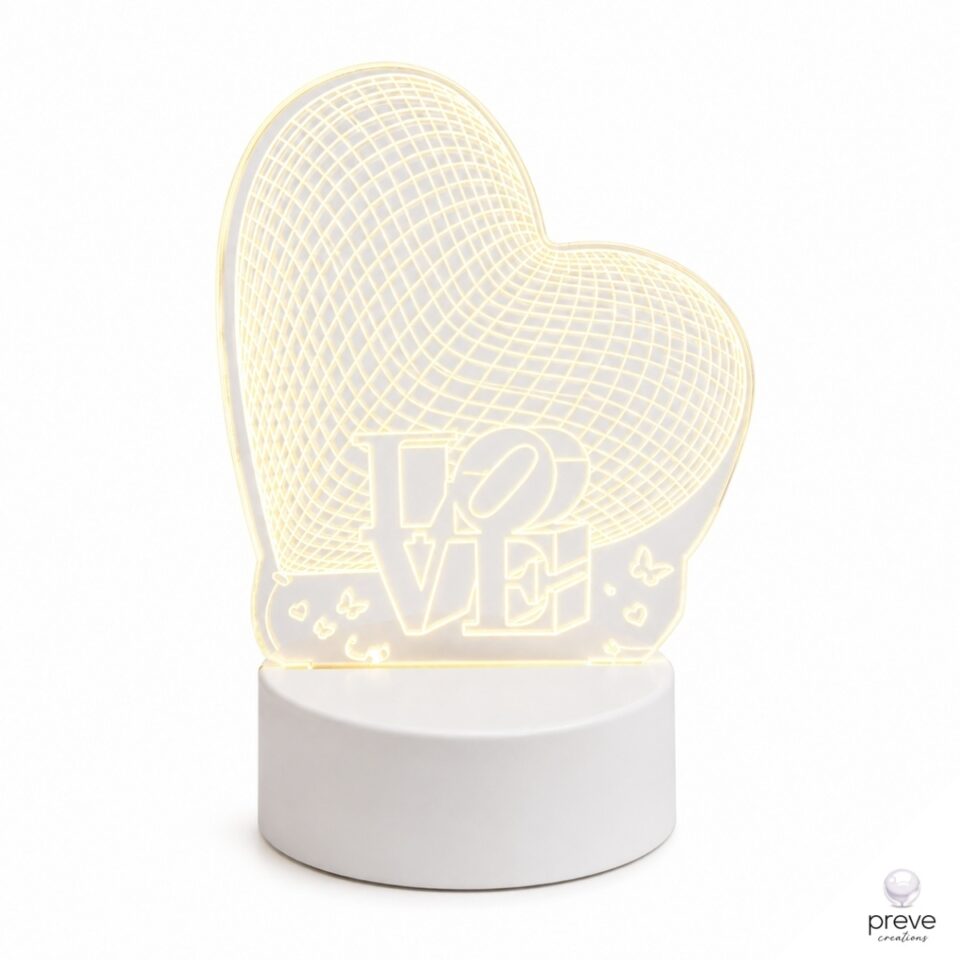 Love Καρδιά με LED Δώρο για Ζευγάρι