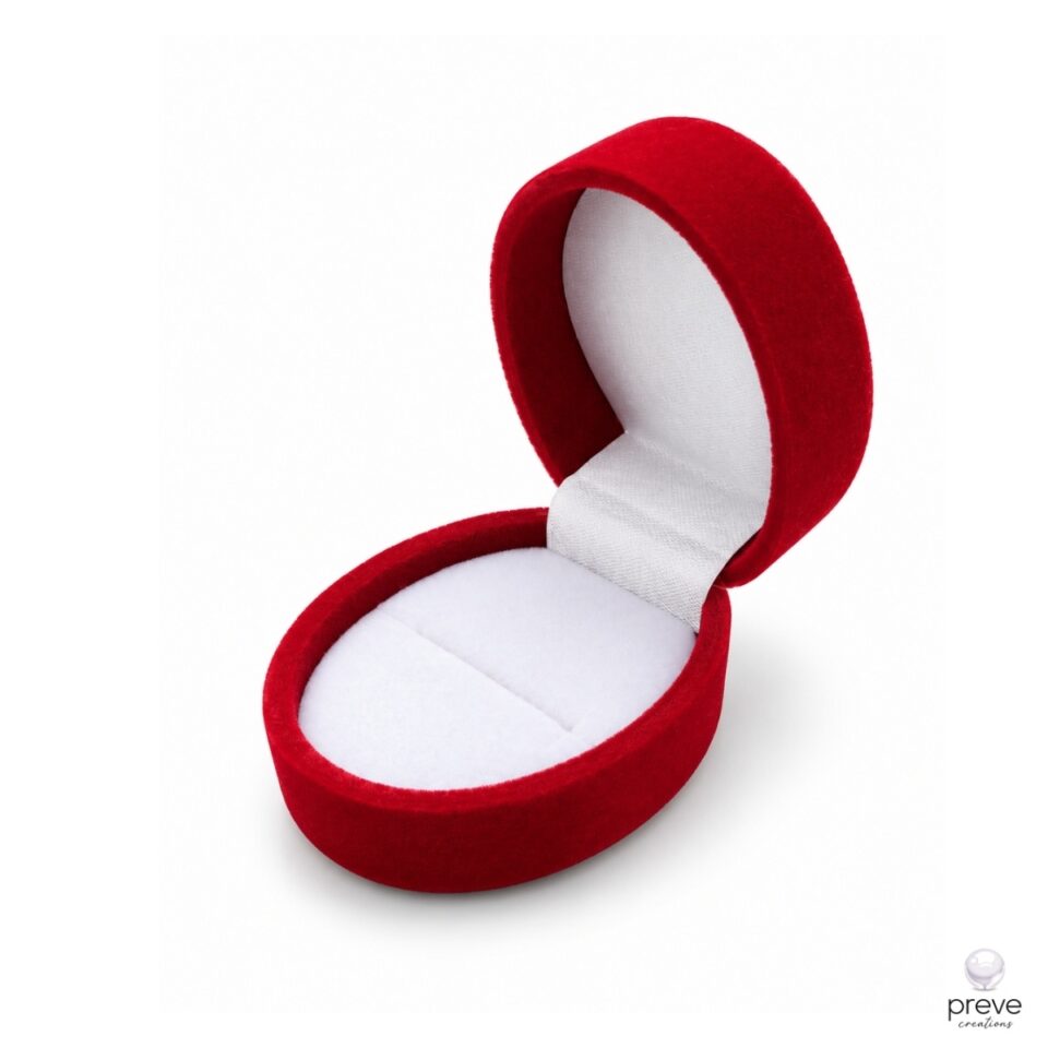 Οβάλ Κουτί για Κόσμημα 5×4×4cm