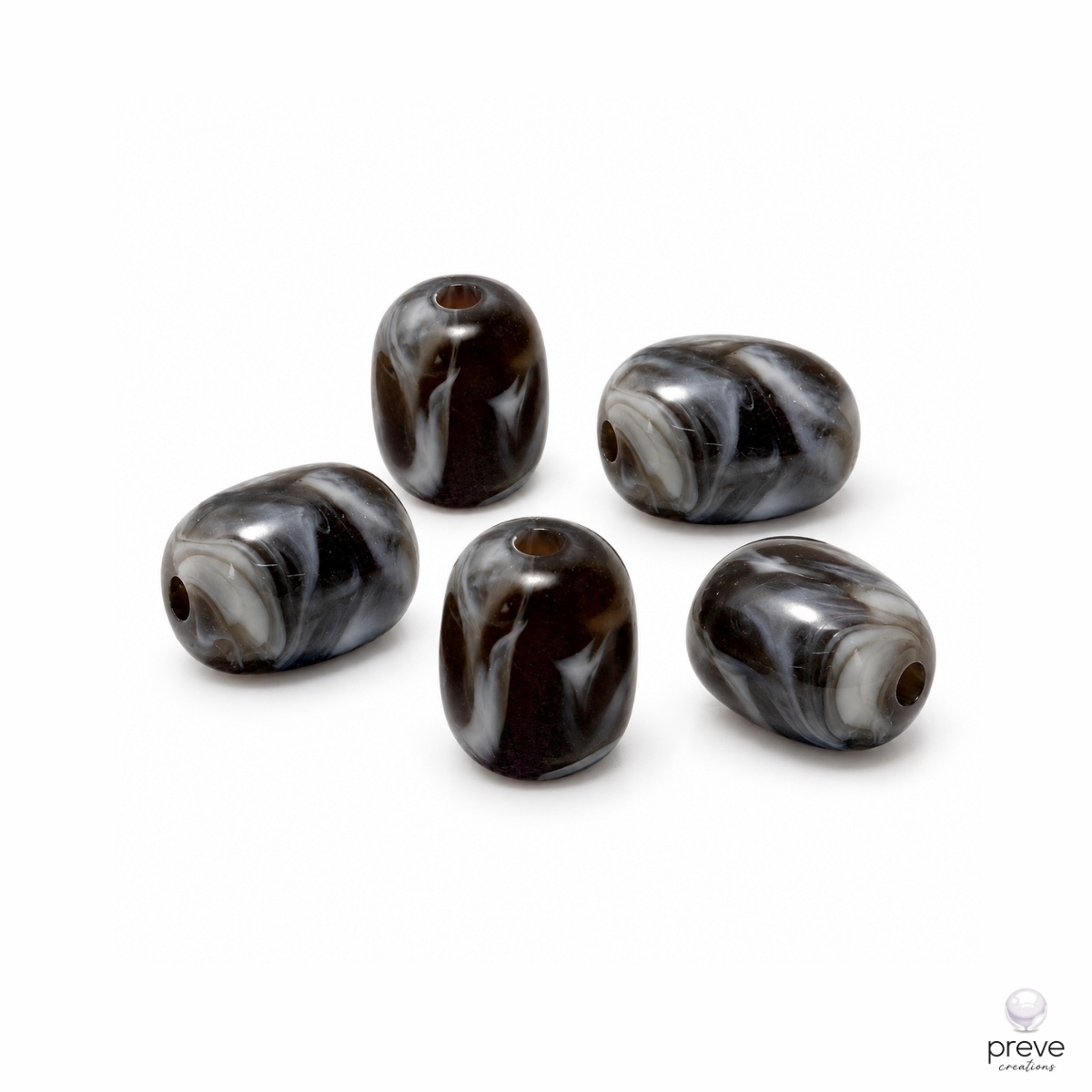 Πλαστική Χάντρα 12×16mm