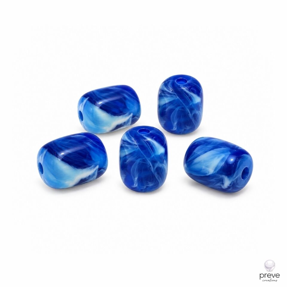 Πλαστική Χάντρα 12×16mm